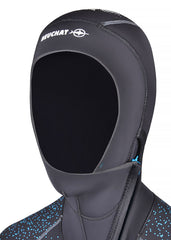 Beuchat Womens Focea Comfort 6 Hooded 7mm Semi Dry Scuba Diving Wetsuit