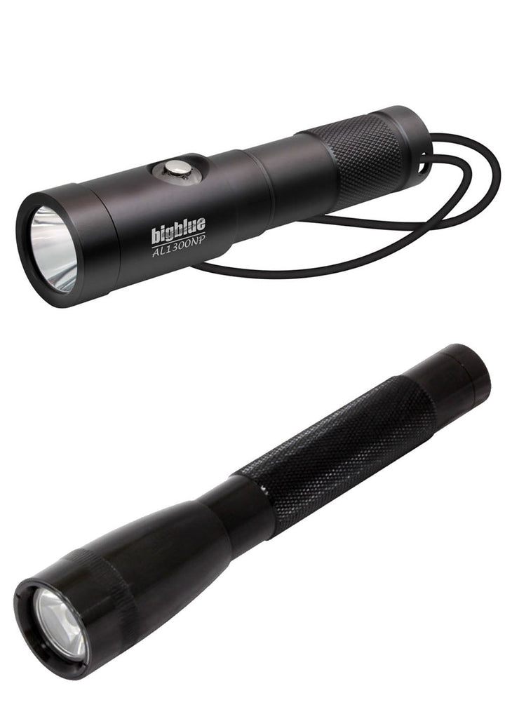 Bigblue AL250 &amp; AL1300NP LED Torch Pack