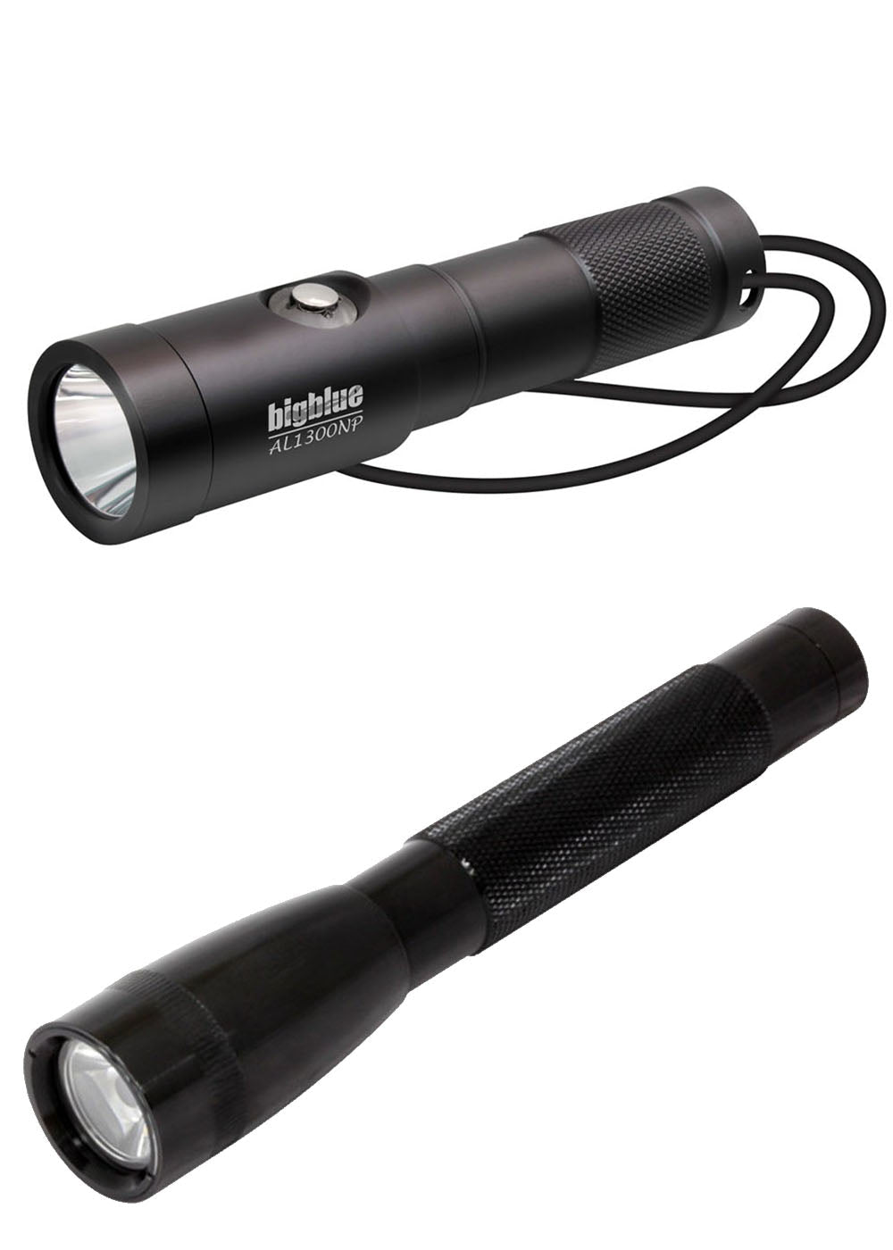 BigBlue AL250 & AL1300NP Waterproof Dive Torch Pack