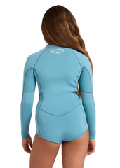 Billabong Girls Salty Dayz 2mm FZ LS Spring Suit Wetsuit