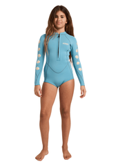 Billabong Girls Salty Dayz 2mm FZ LS Spring Suit Wetsuit