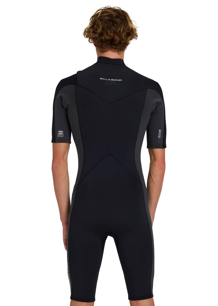 Billabong Mens Absolute Natural 2mm CZ GBS Spring Suit Wetsuit
