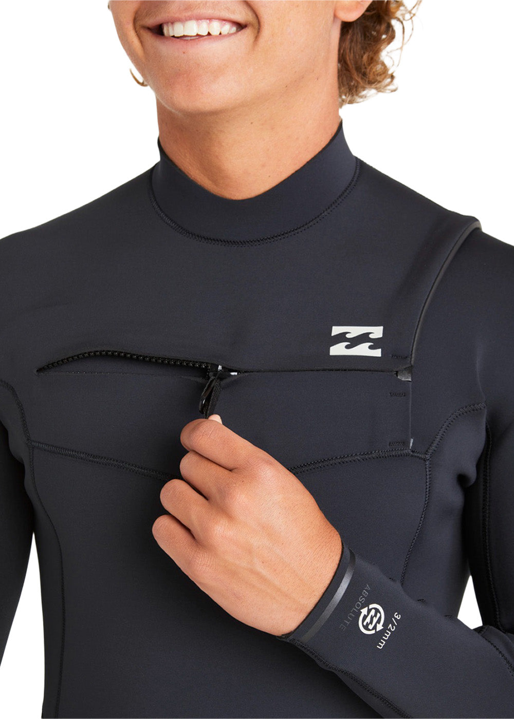 Billabong Mens Absolute Natural 3/2mm CZ GBS Steamer Wetsuit