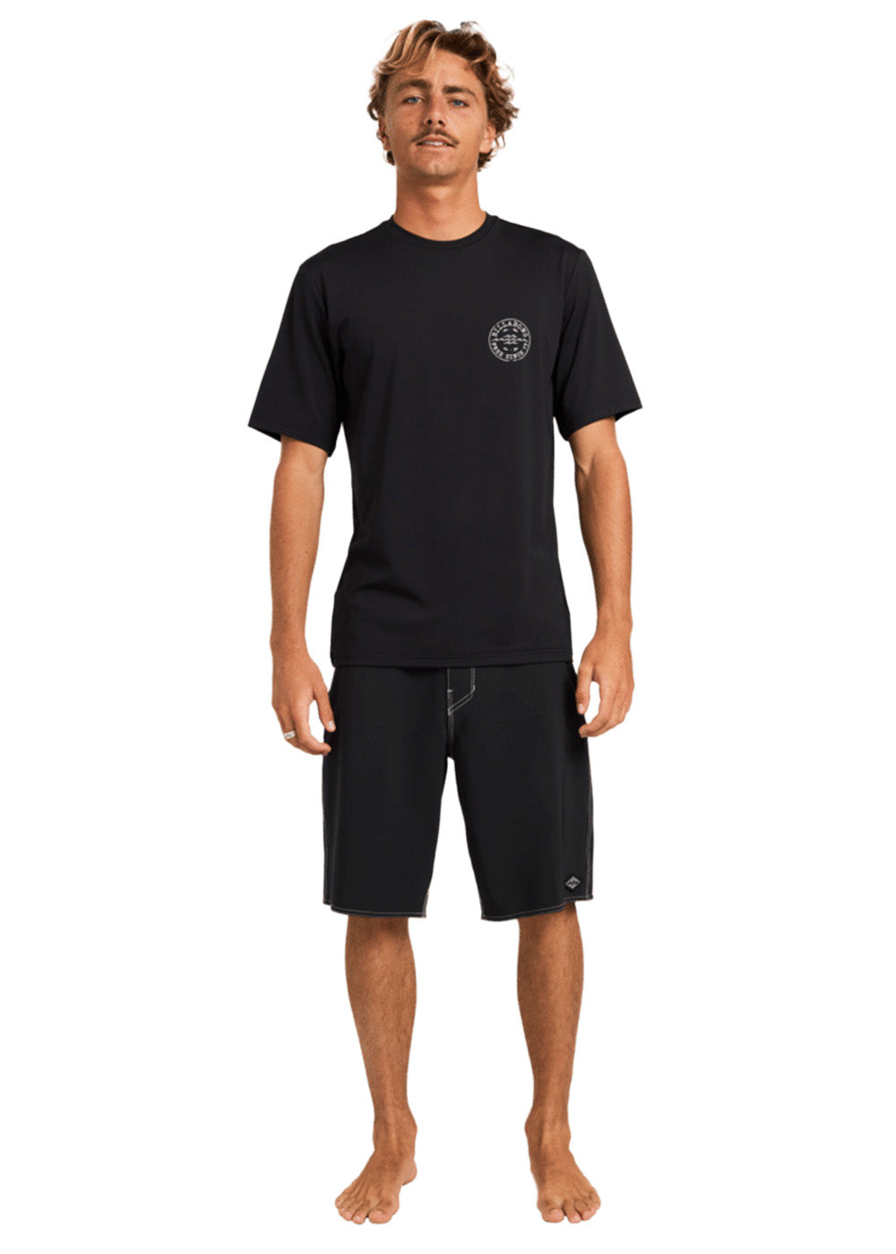 Billabong Mens Big Wave Daz SS Rashie