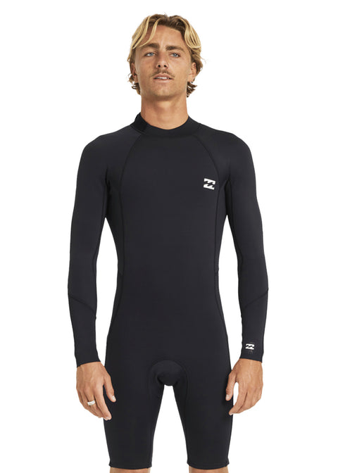 Billabong Mens Foil 2mm BZ FL LS Spring Suit Wetsuit