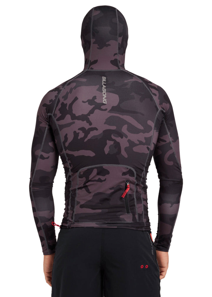 Billabong Mens Strike Mission Hooded Rashie