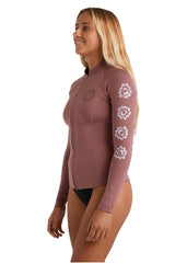 Billabong Womens Peeky Zipper 1mm Wetsuit Jacket