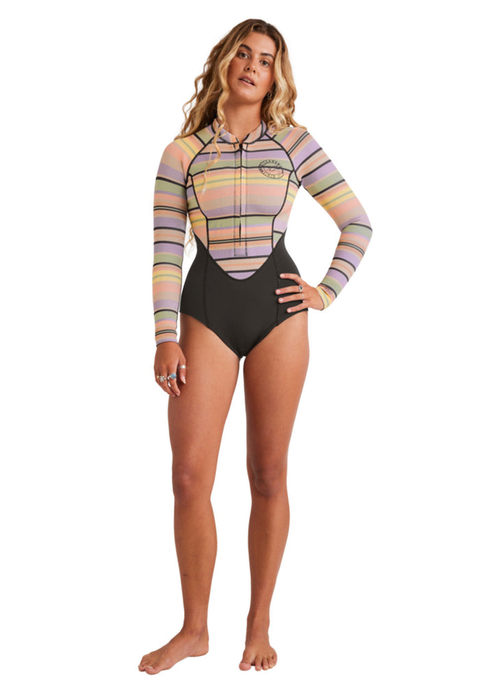 Billabong Womens Salty Dayz 2mm FZ LS Spring Suit Wetsuit