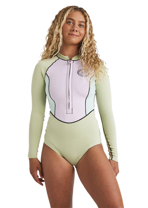Billabong Womens Salty Dayz 2mm FZ LS Spring Suit Wetsuit