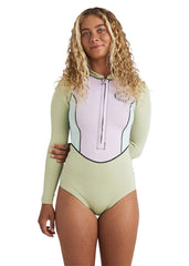Billabong Womens Salty Dayz 2mm FZ LS Spring Suit Wetsuit