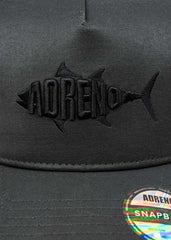 Adreno Cobber Snapback Trucker Cap - Embroidered Logo Tuna