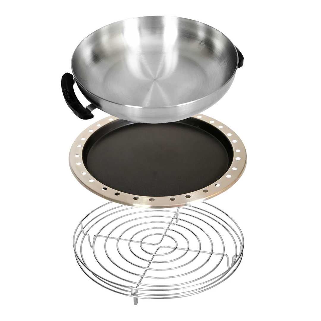 COBB Accessory Bundle - Roast Rack + Frying Pan + Wok