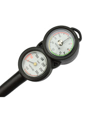 Seac Compact 2 Diving Pressure and Depth Gauge Console with Compass - Bar