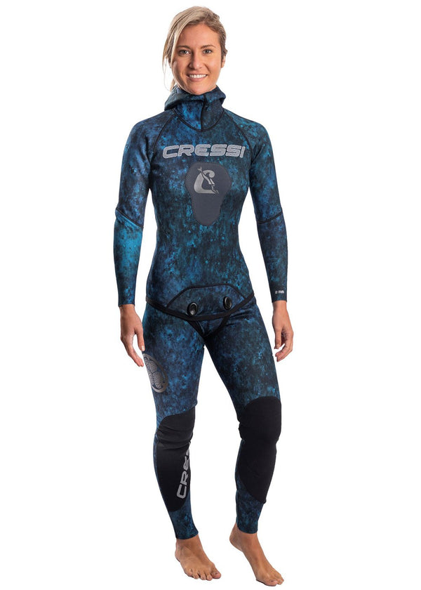 Cressi Womens Tokugawa Pro 3.5mm Open Cell 2 Piece Wetsuit - Adreno - Ocean  Outfitters