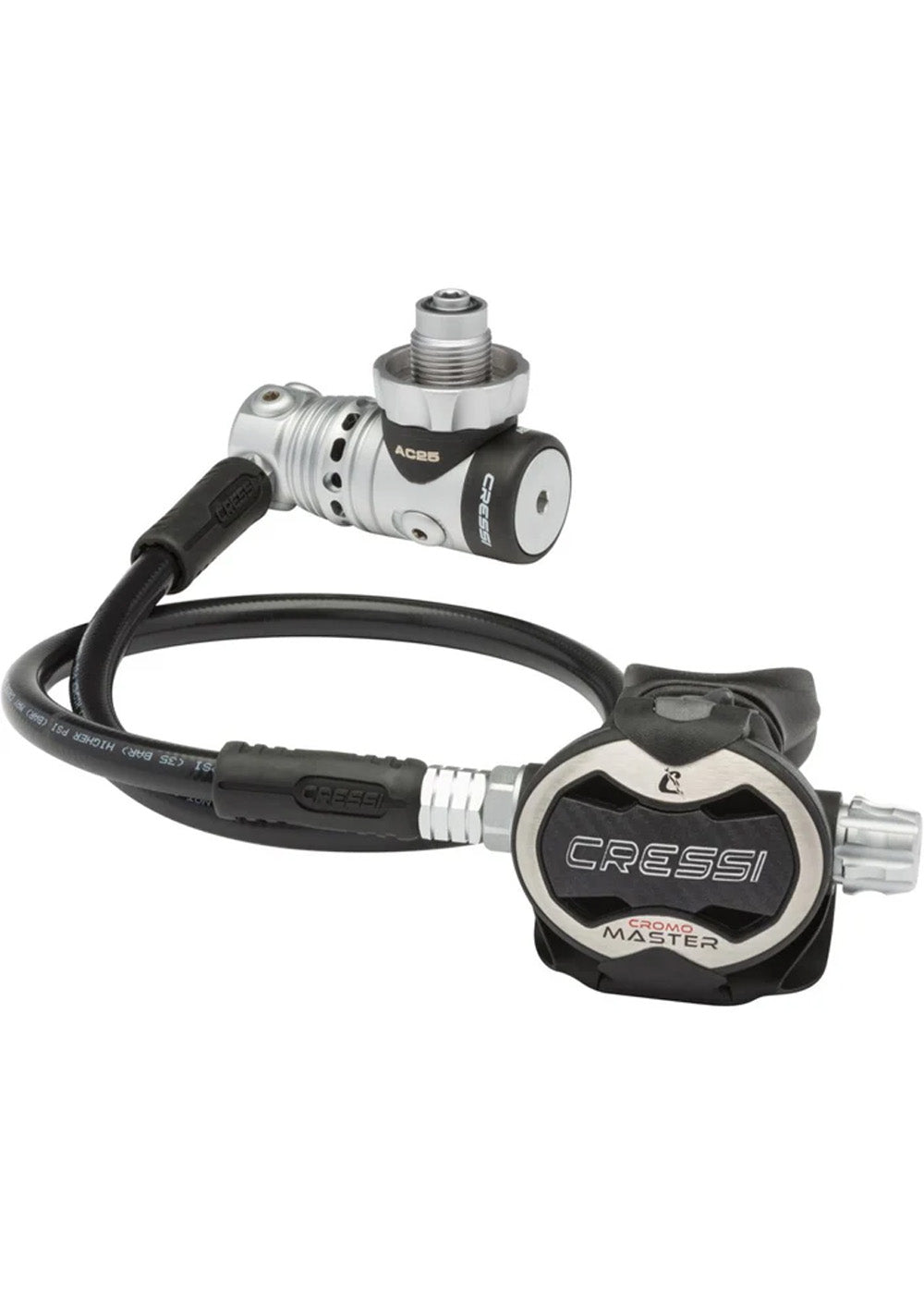 Cressi AC25 Master Cromo + Compact Regulator Set