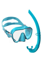 Cressi Z2 Small Mask & Snorkel Set - Turquoise