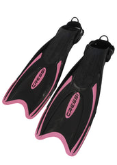 Cressi Palau Black/Pink Adjustable Fins (Demo Gear)