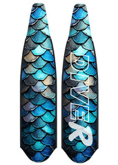 DiveR Carbon Blades - Blue Scale