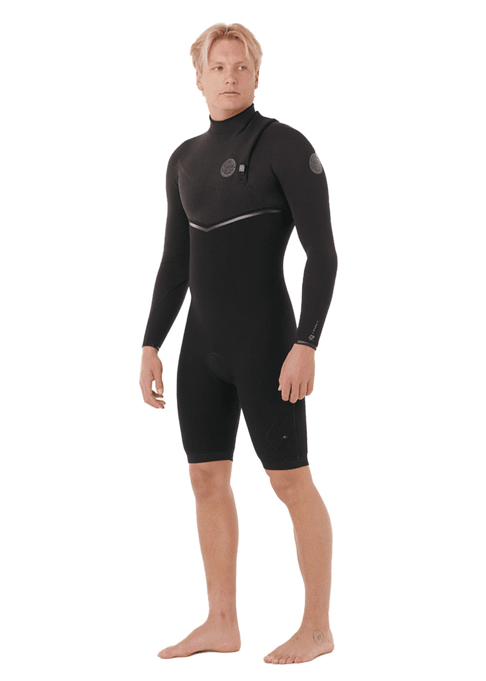 Rip Curl Mens E-Bomb 2mm Zipperless LS Spring Suit Wetsuit