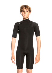 Quiksilver Boys Everyday Sessions 2mm Chest Zip Steamer Wetsuit