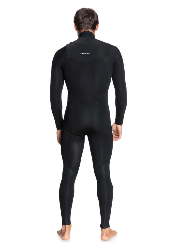Quiksilver Mens Everyday Sessions 4/3mm Chest Zip Steamer Wetsuit