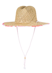 Roxy Womens Floral Straw Hat