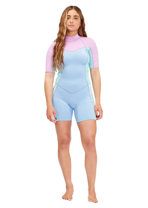 Ex-Display Billabong Womens Spring Fever 2mm FL Back Zip Spring Suit