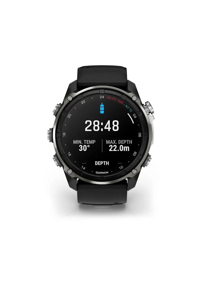 Garmin Descent MK3i 51mm Dive Computer - Silver and Black PVD Titanium