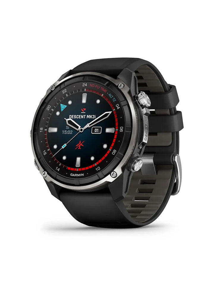 Garmin Descent MK3i 51mm Dive Computer - Silver and Black PVD Titanium