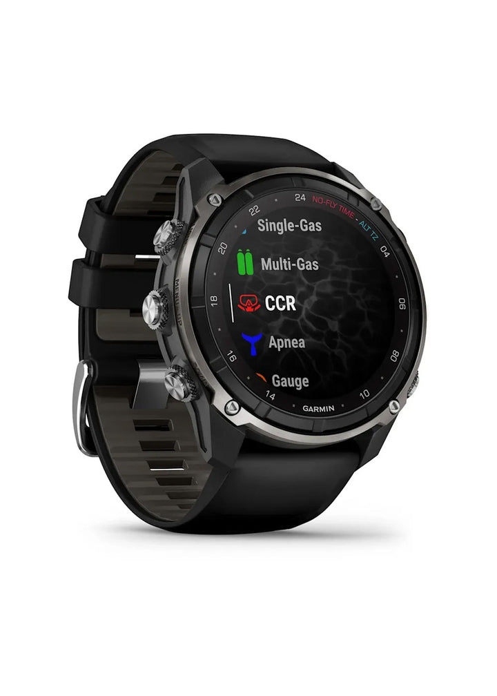 Garmin Descent MK3i 51mm Dive Computer - Silver and Black PVD Titanium