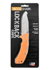 Accusharp Folding Knife Orange