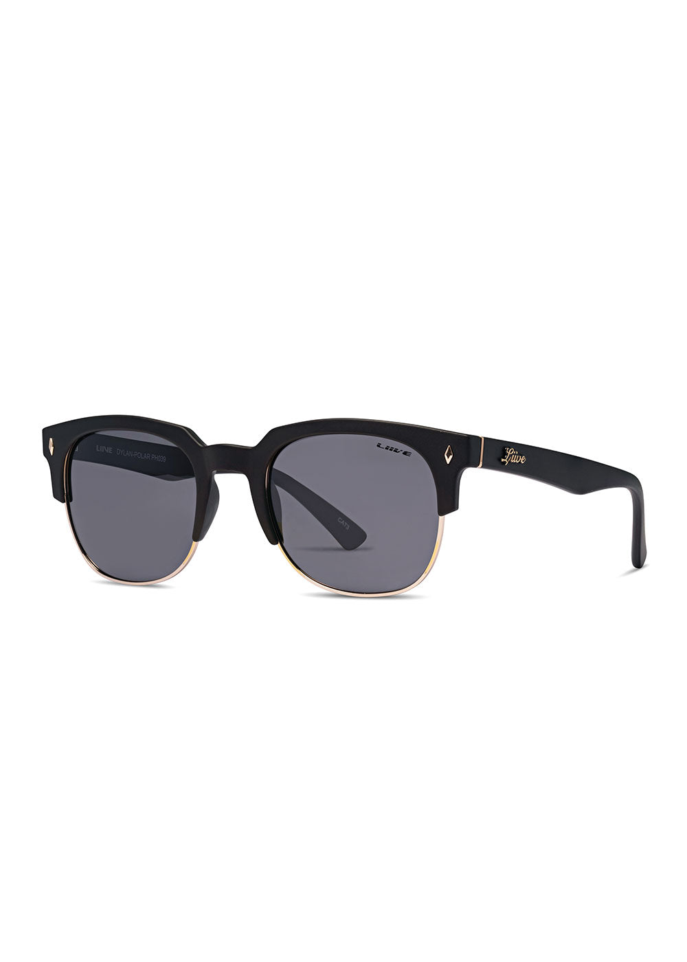 Dylan Polarised Matt Black Sunglasses Adreno Ocean Outfitters