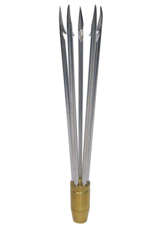 Land & Sea Brass 5 Barb Cluster