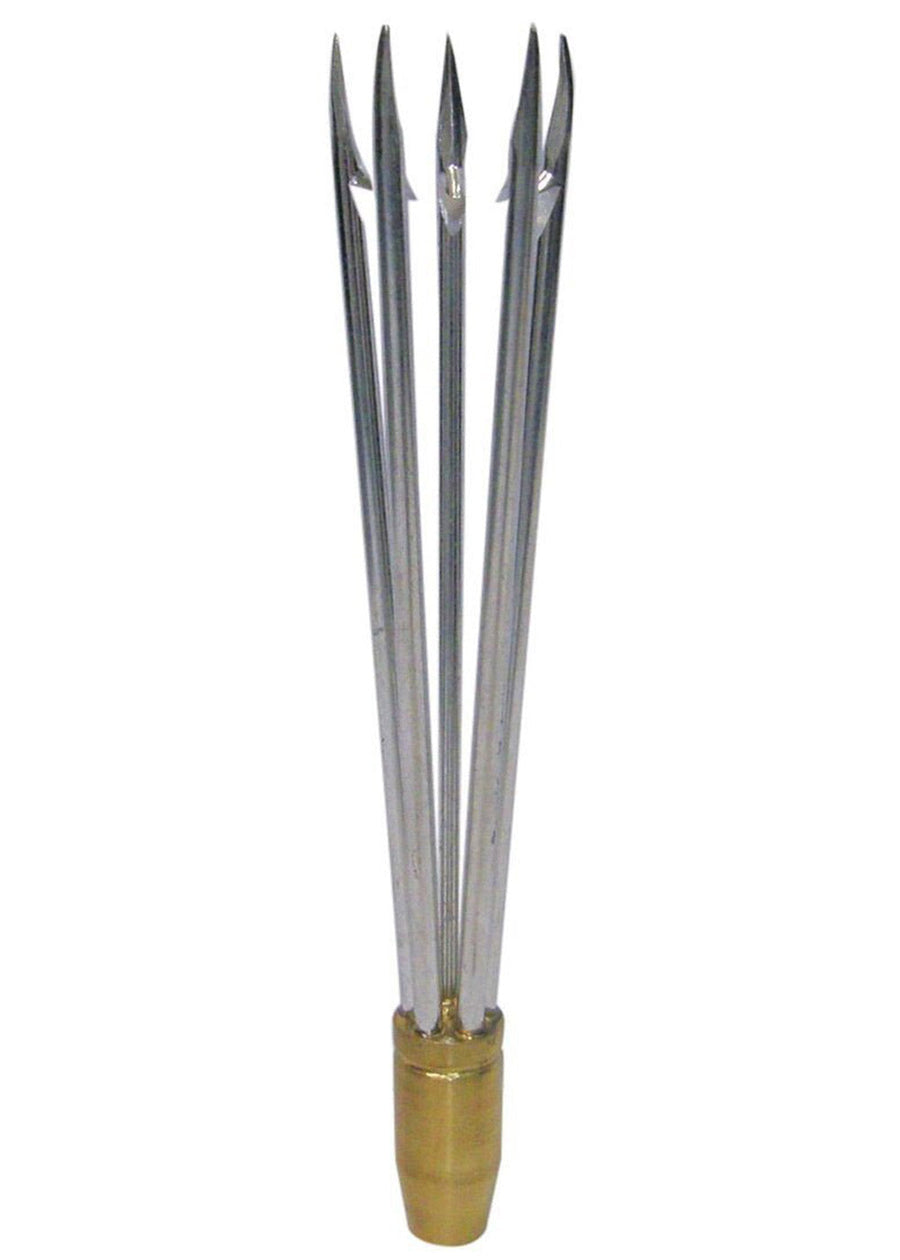 Land & Sea Brass 5 Barb Cluster
