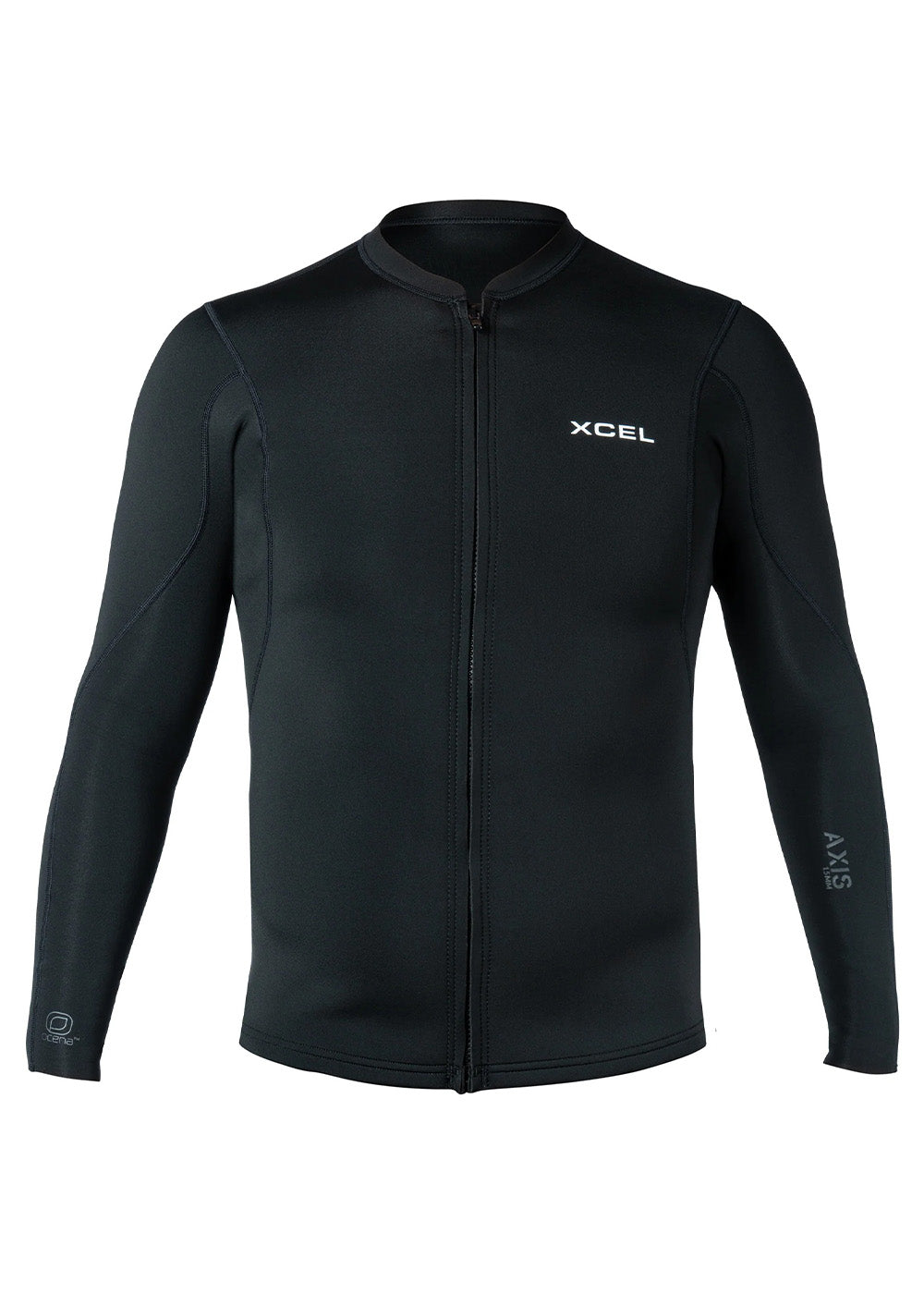Xcel Mens Axis 1/0.5mm FZ Wetsuit Jacket
