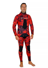 Picasso 3mm Camo Blood Two Piece Spearfishing Wetsuit