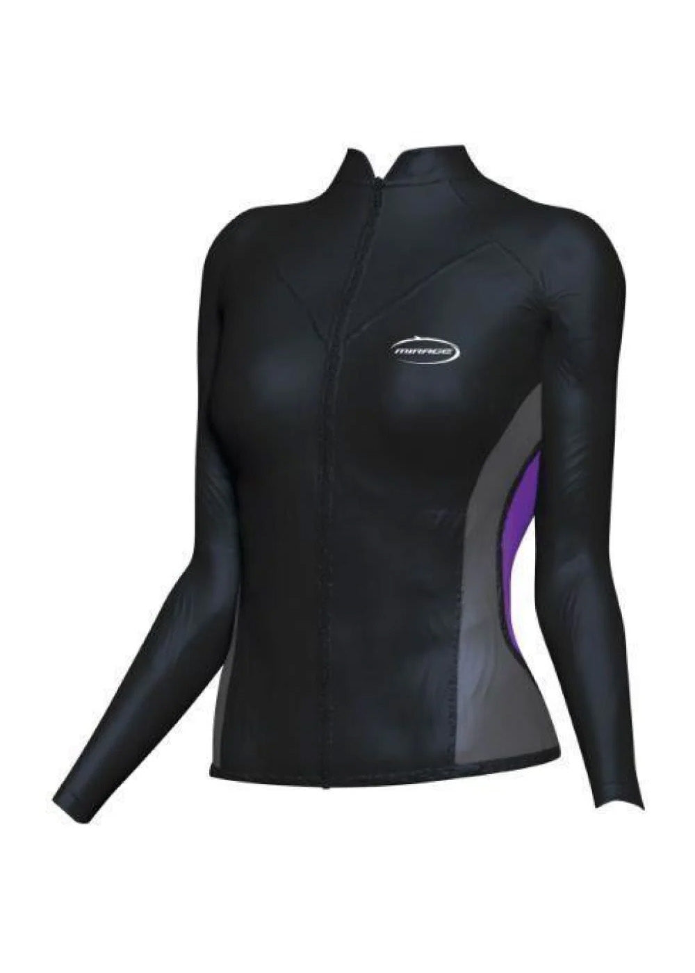 Mirage Womens Watersports 1mm Neo/Lycra Zip Top