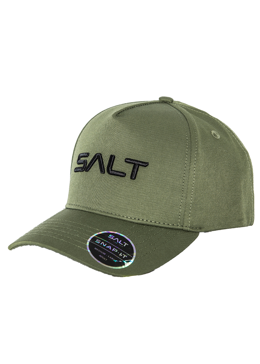 SALT Snapback Cap - Embroidered Salt Logo