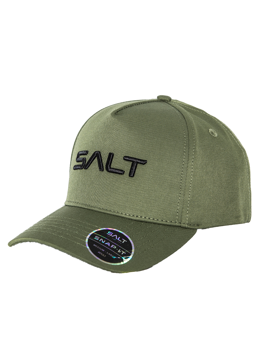 SALT Snapback Cap - Embroidered Salt Logo