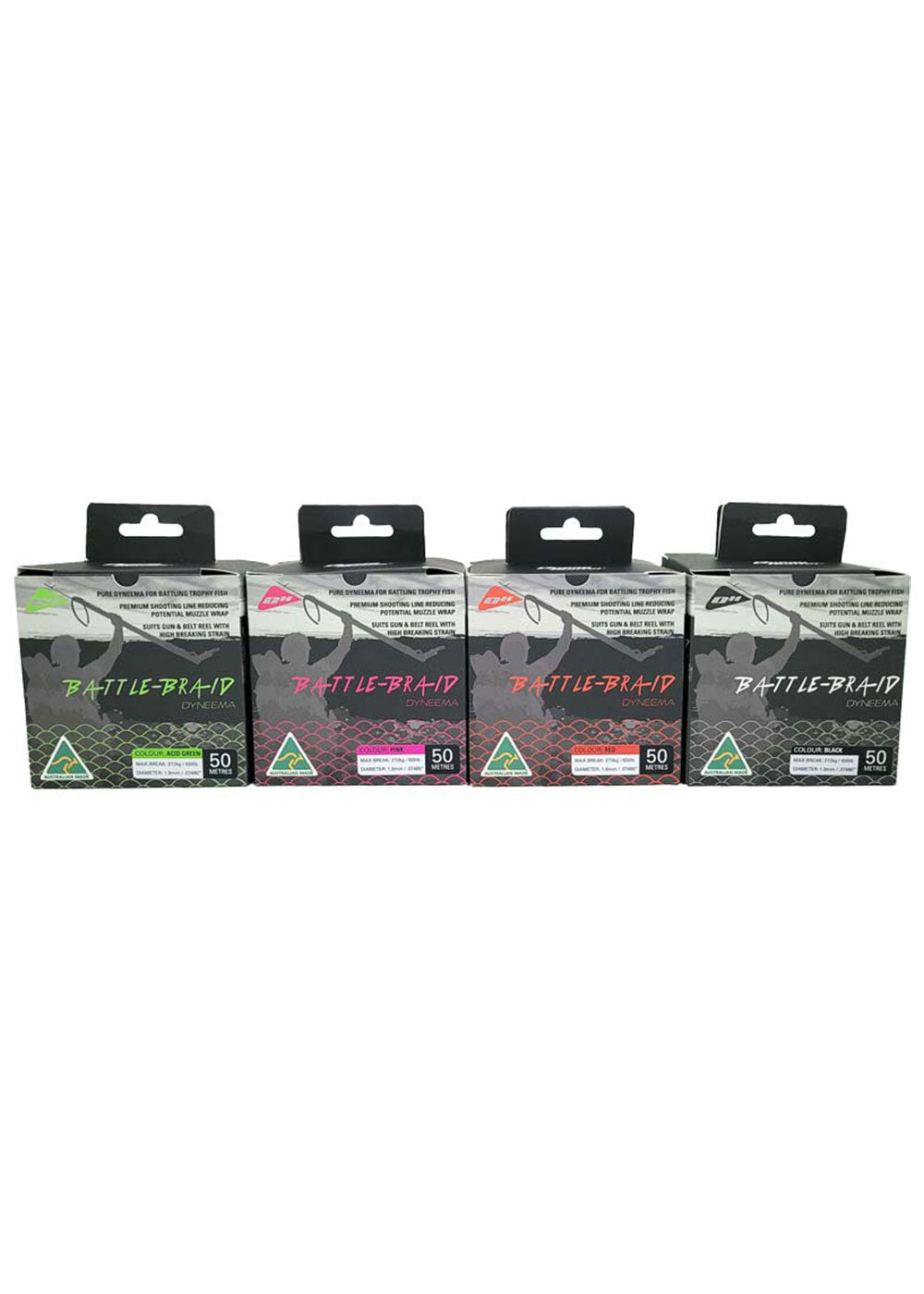 Ocean Hunter 1.9mm Battle-Braid Dyneema 50m Spool