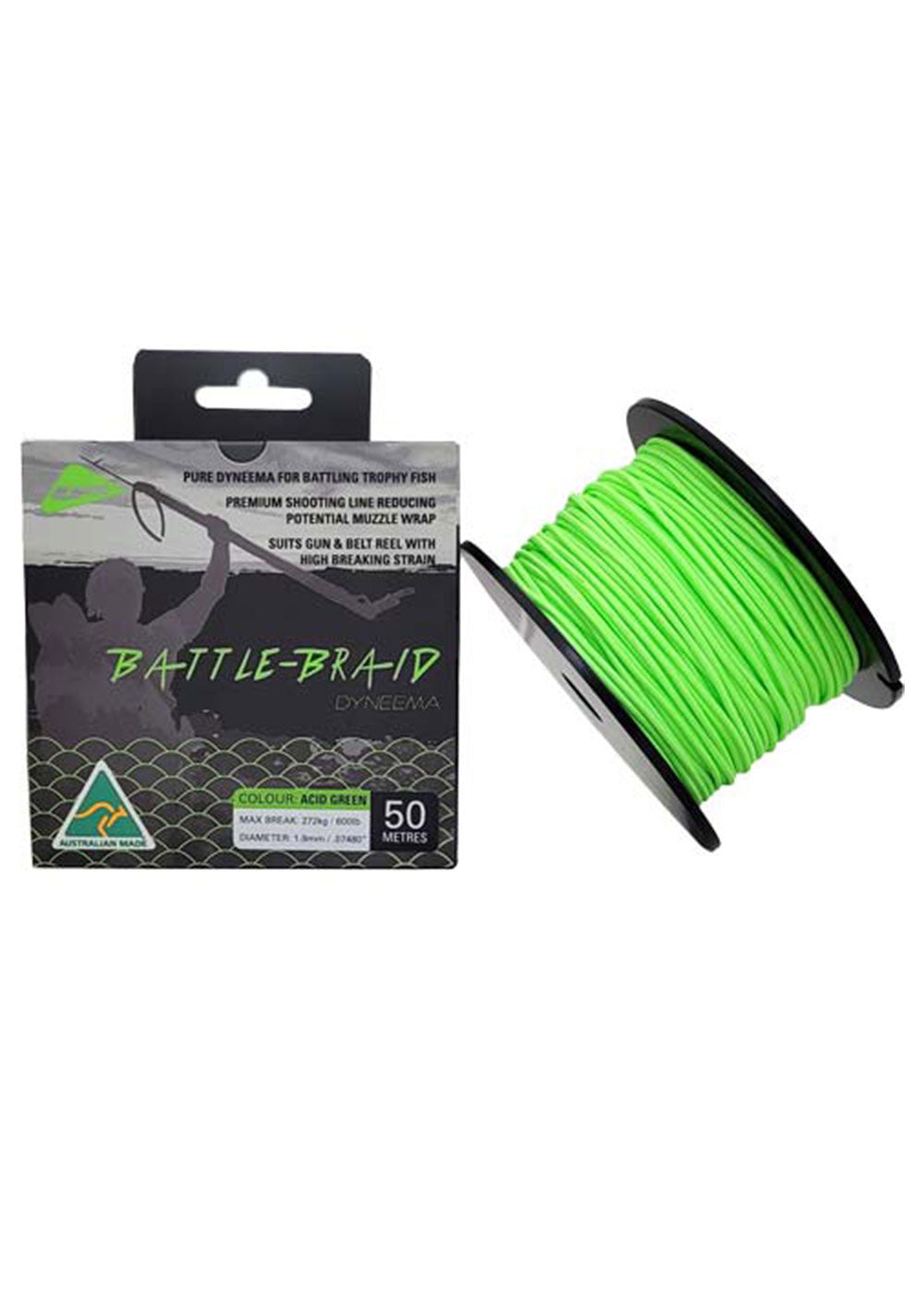 Ocean Hunter 1.9mm Battle-Braid Dyneema 50m Spool