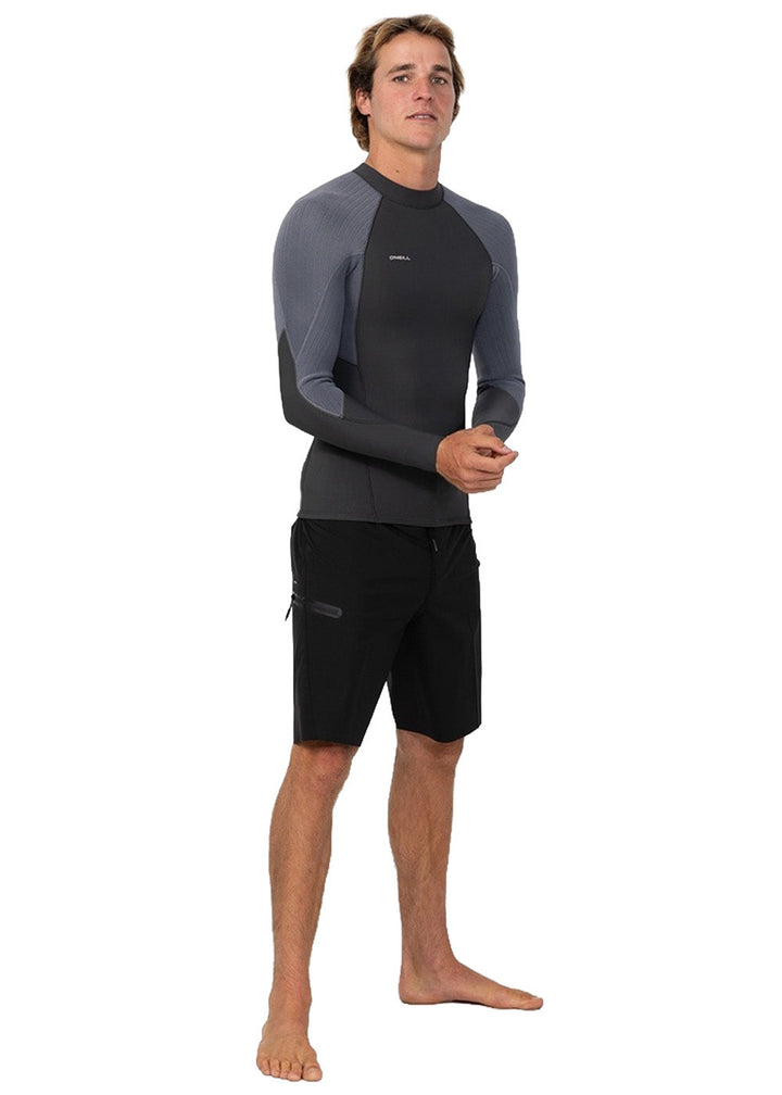 ONeill Mens Hyperfreak 2mm LS Wetsuit Jacket