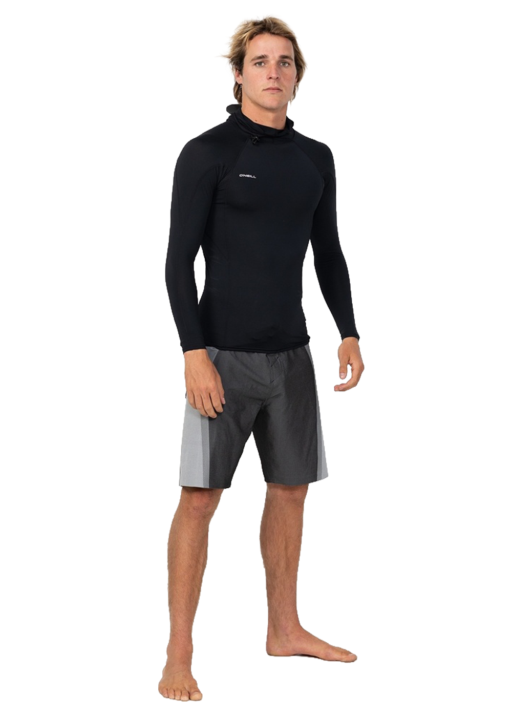 ONeill Mens Hyperfreak Skins Hooded LS Rashie