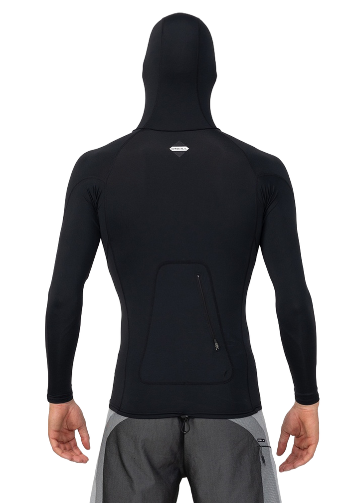 ONeill Mens Hyperfreak Skins Hooded LS Rashie