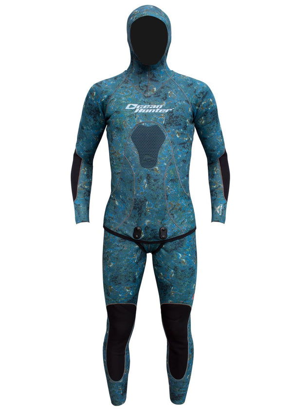 Adrenalin Blue Stealth Camo 2mm Freediving Spearfishing Wetsuit