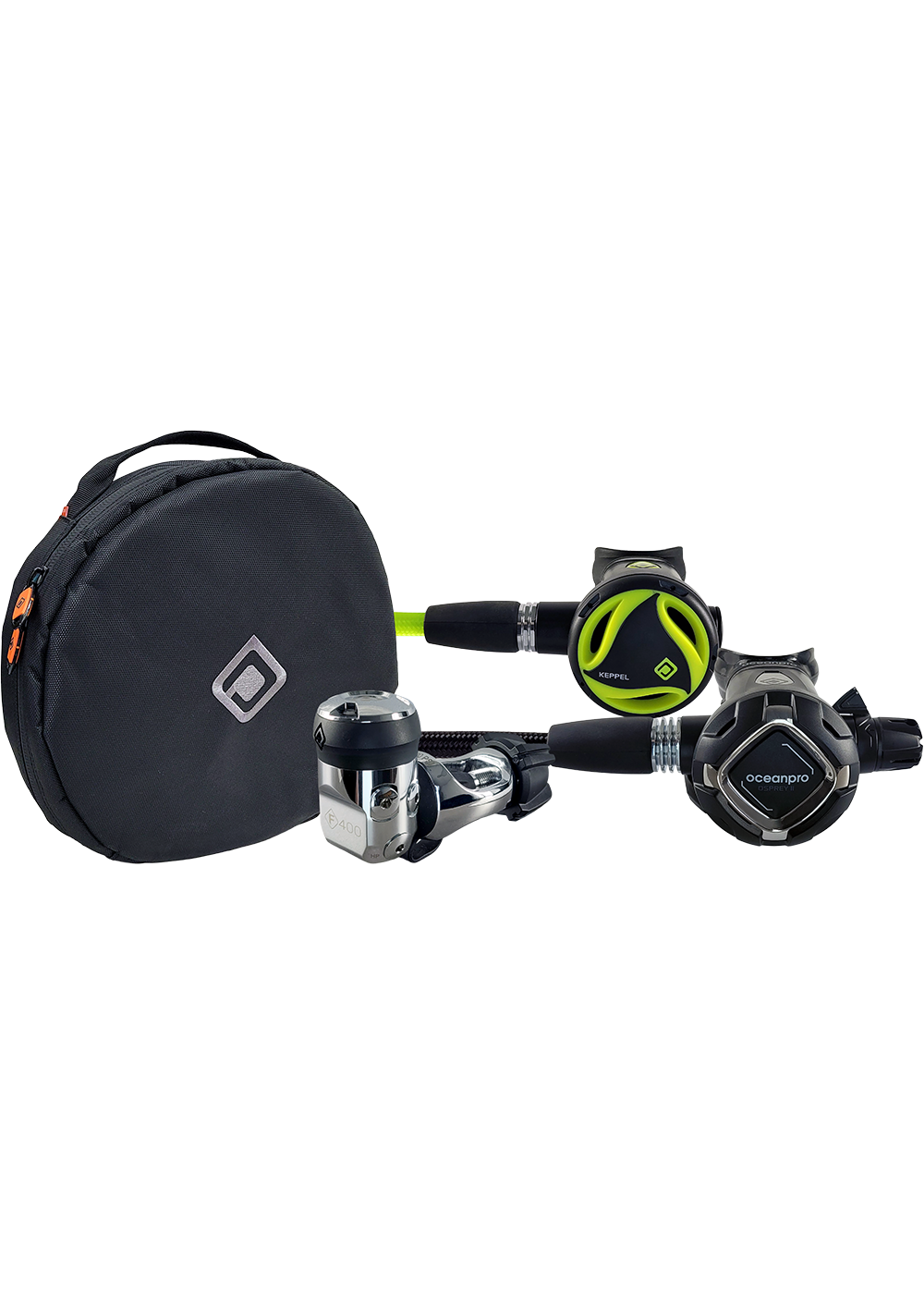 Ocean Pro Osprey II F400 Regulator Set - Yoke