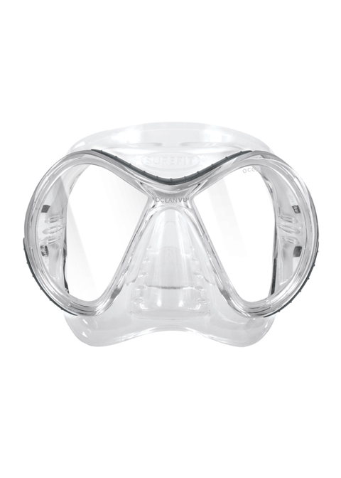 Oceanic Clear/Titanium Ocean VU Mask