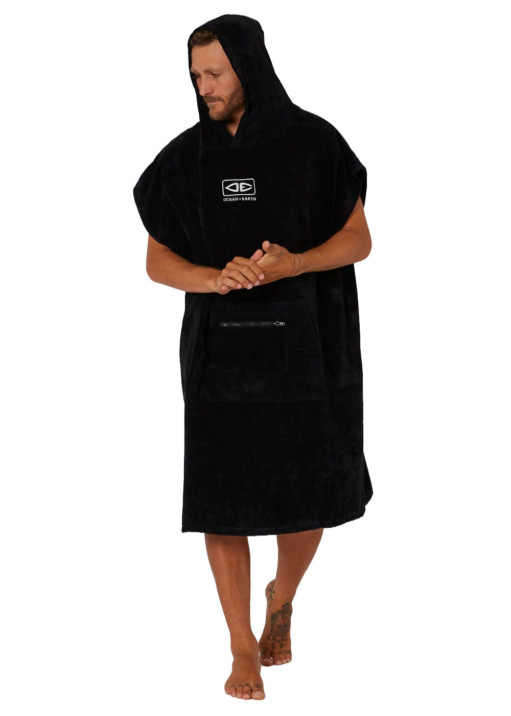 Ocean &amp; Earth Mens Corp Hooded Towel