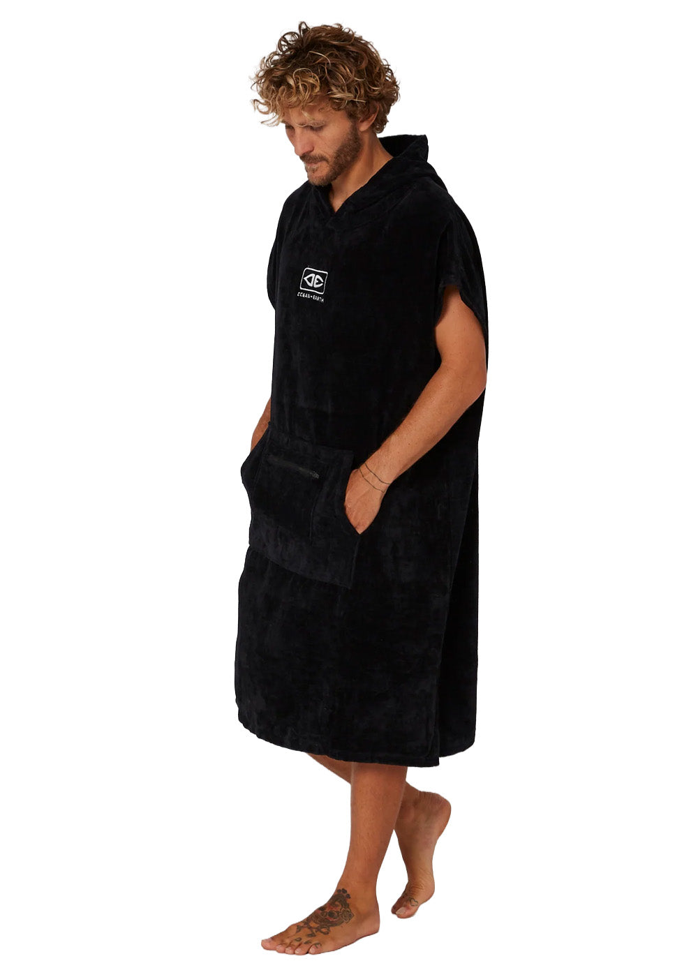 Ocean &amp; Earth Mens Corp Hooded Towel