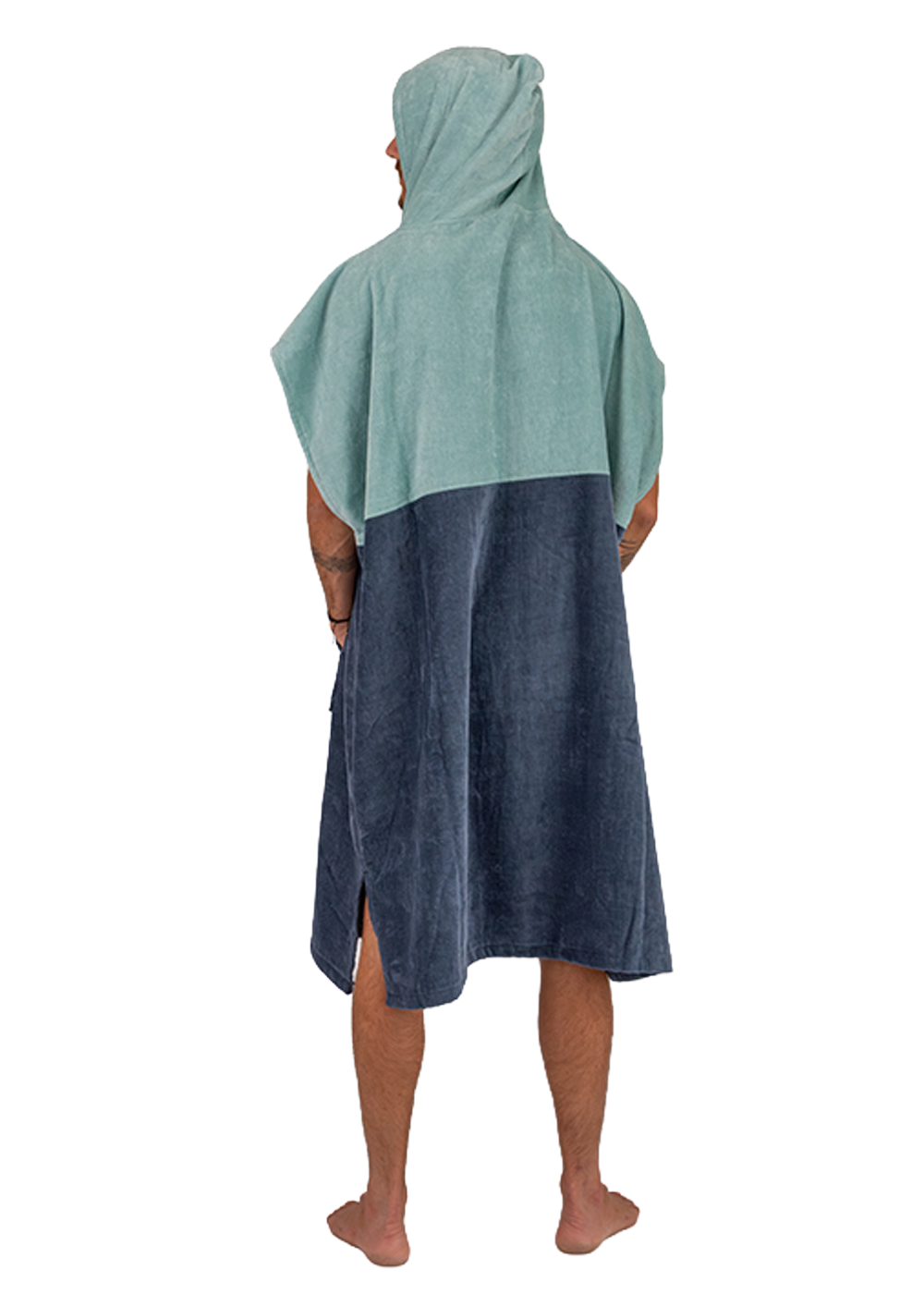 Ocean &amp; Earth Mens Horizon Zipper Hooded Towel